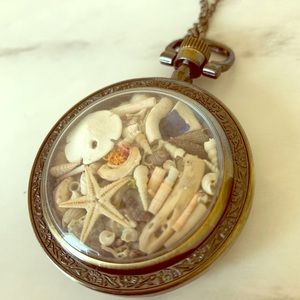 Ornate sea glass necklace
